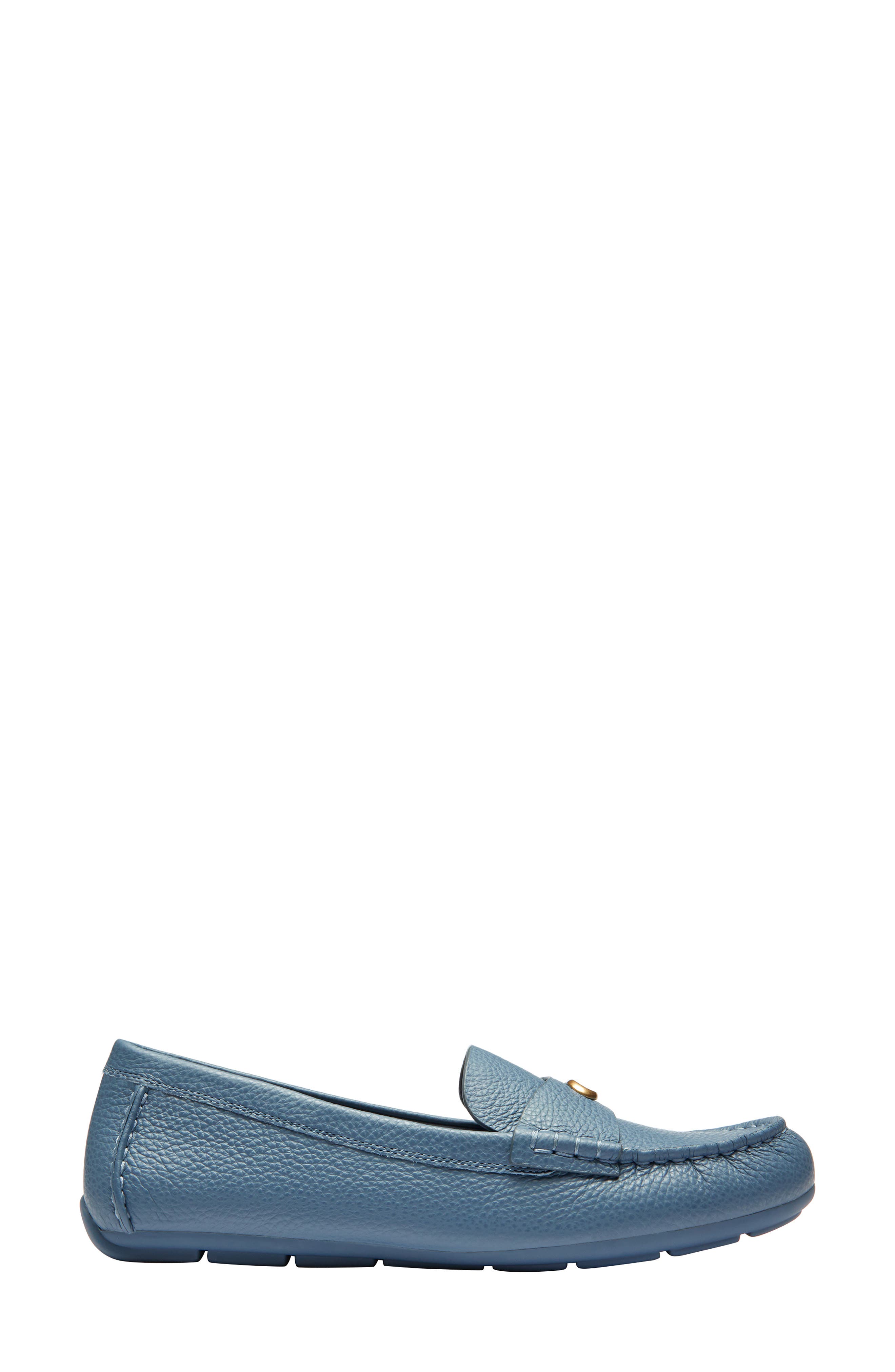 Sculpted C Driving Loafer, Alternate, color, LIGHT DENIM