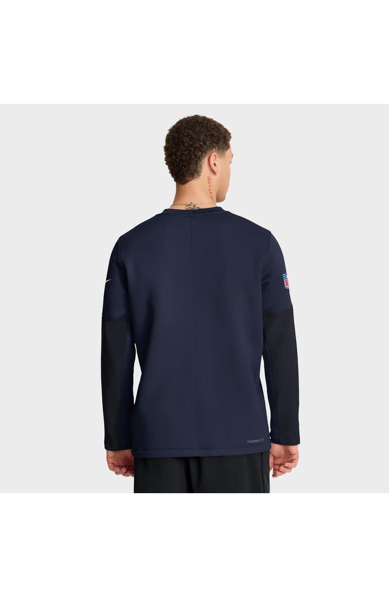 Nike Men's Nike Navy New England Patriots Sideline Scripted to Win Performance Long Sleeve T-Shirt, Alternate, color, Navy