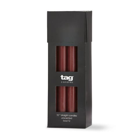 Color Studio Straight Taper Unscented Paraffin Wax Candle Set