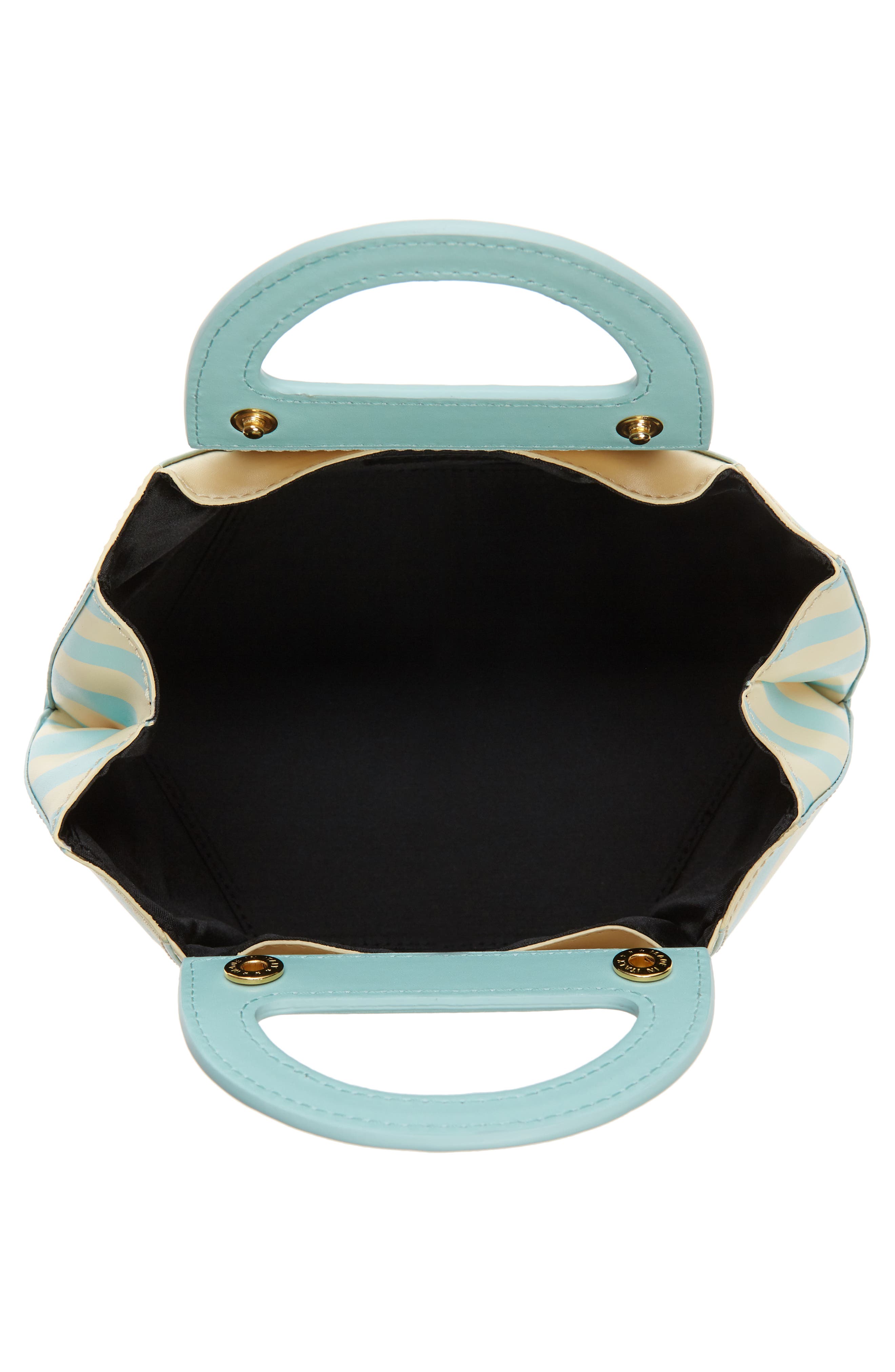 Moschino Cake Box Leather Top Handle Bag, Alternate, color, 