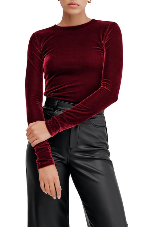 Ansley Velvet Top