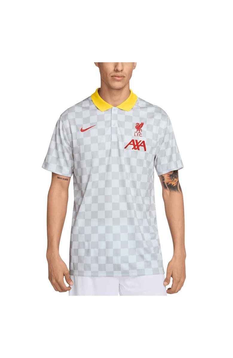 Nike Men's Nike Gray Liverpool Victory Polo, Main, color, Gray