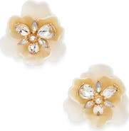 AK ANNE KLEIN Flower Stud Earrings