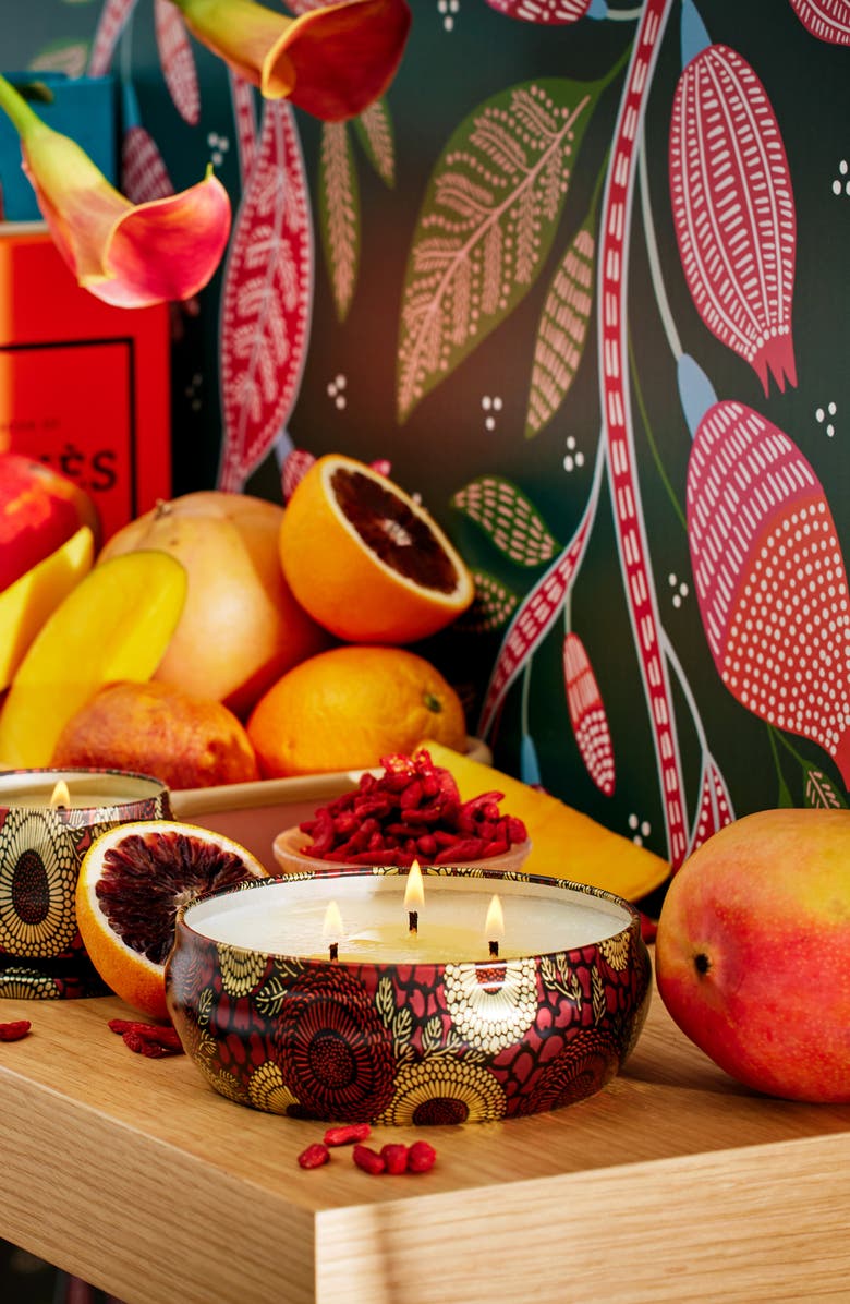 Voluspa Goji Tarocco Orange 3-Wick Tin Candle, Alternate, color, Goji Tarocco Orange