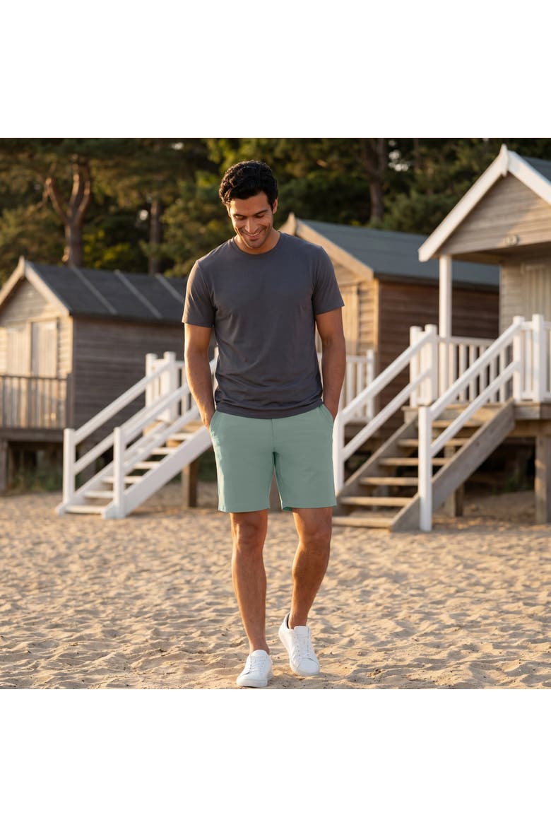 Jetsetter Tech Shorts 7-Inch, Alternate, color, Sage Green