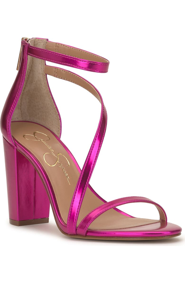 Jessica Simpson Sloyan Ankle Strap Sandal, Main, color, Fuchsia
