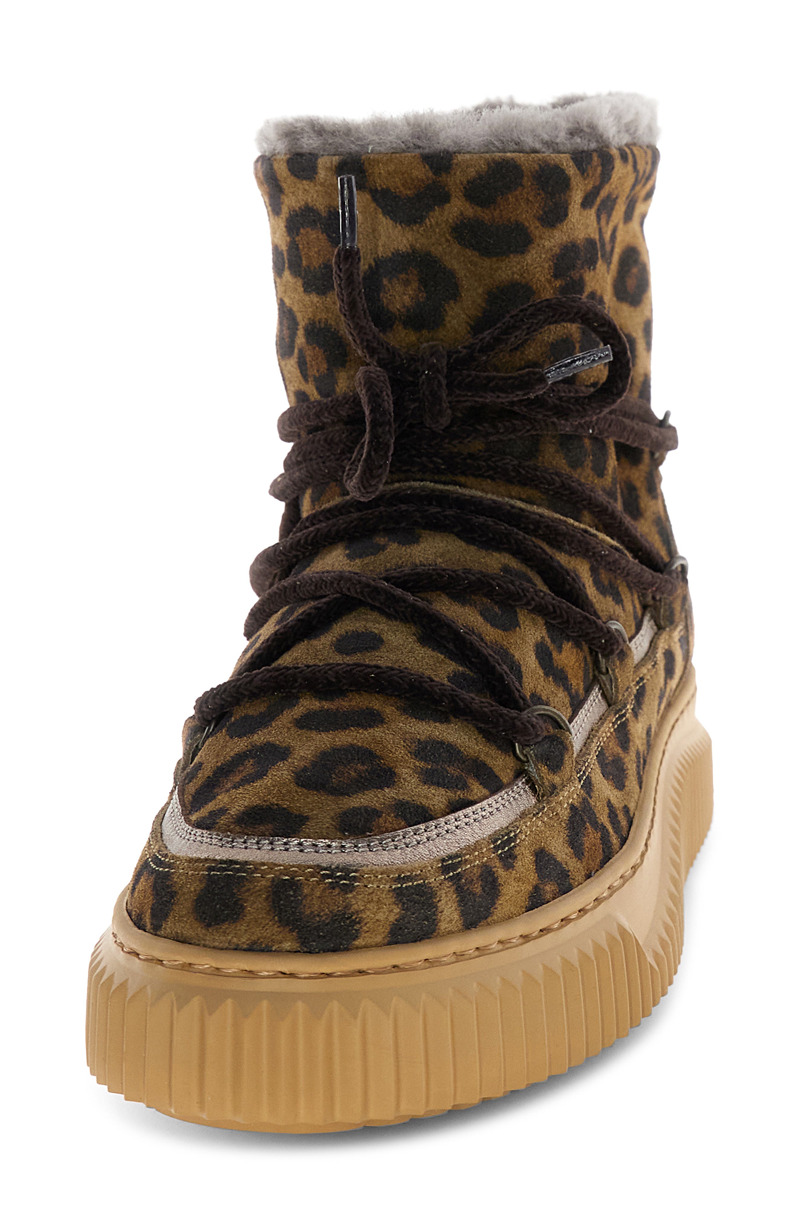 Voile Blanche Cortina Genuine Shearling Bootie, Alternate, color, Brown