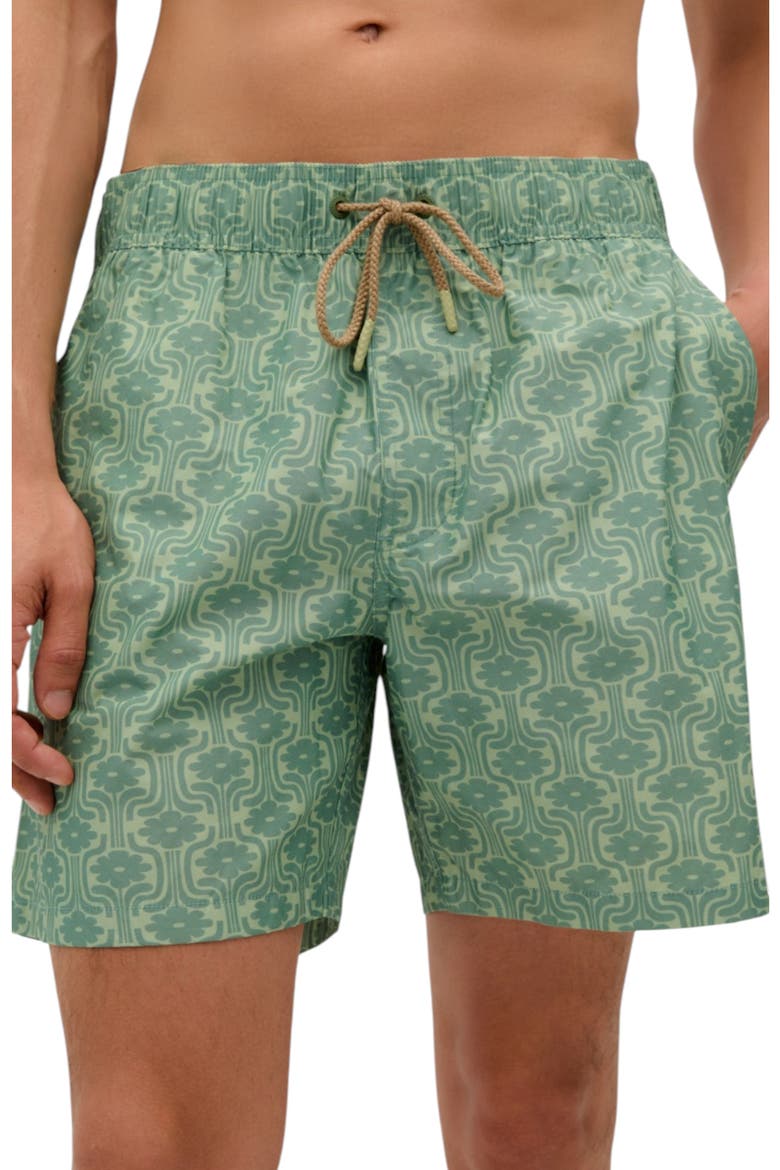 Pines Swimsuit, Main, color, Green