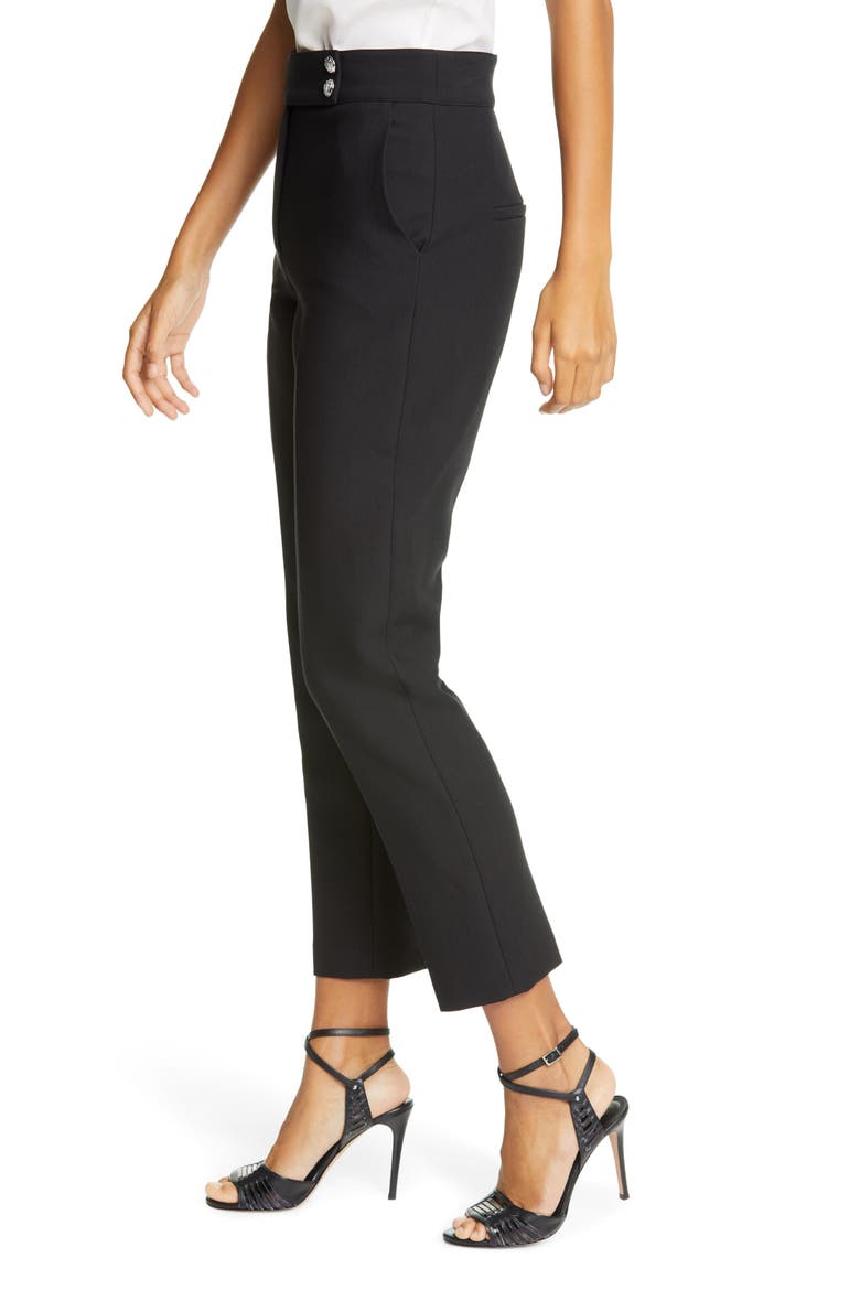 Renzo Crop Pants, Alternate, color, BLACK