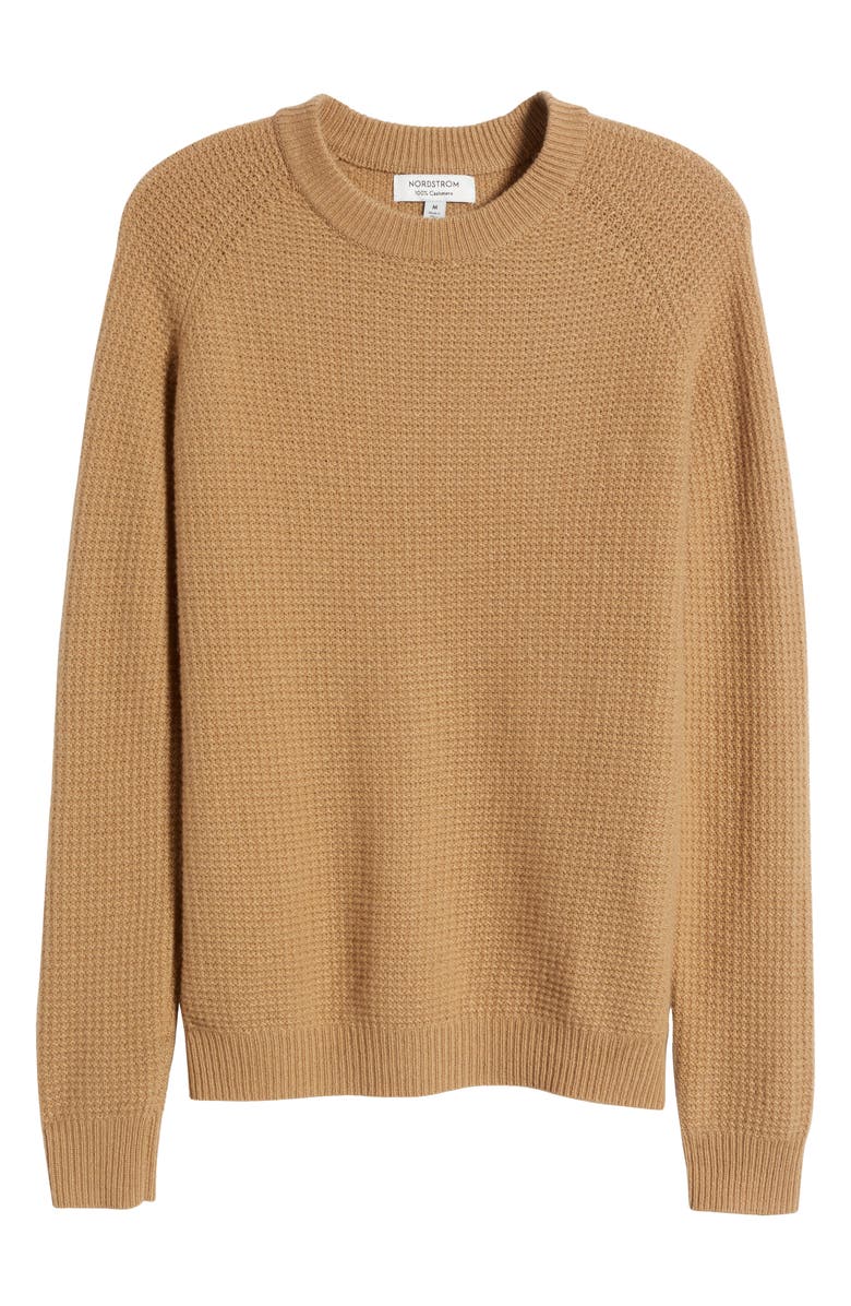 Nordstrom Texture Cashmere Sweater, Alternate, color, 