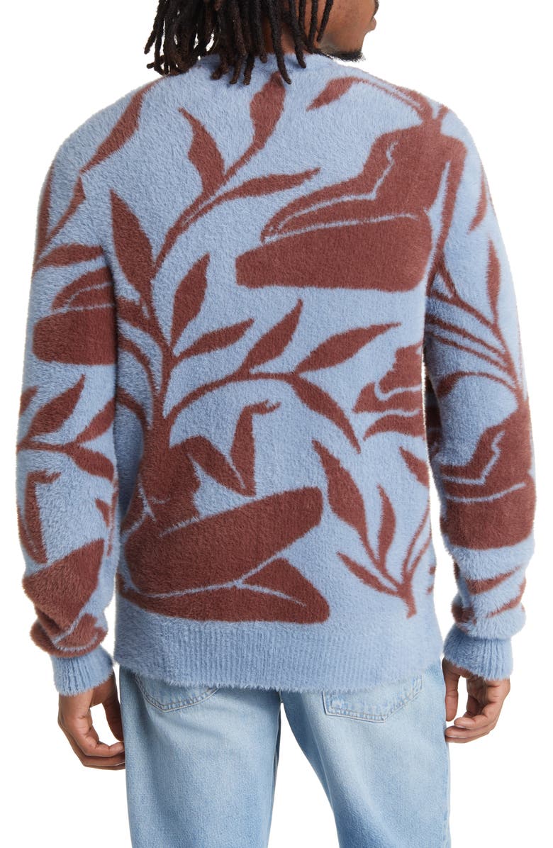 CONEY ISLAND PICNIC Avant Fuzzy Cardigan, Alternate, color, 