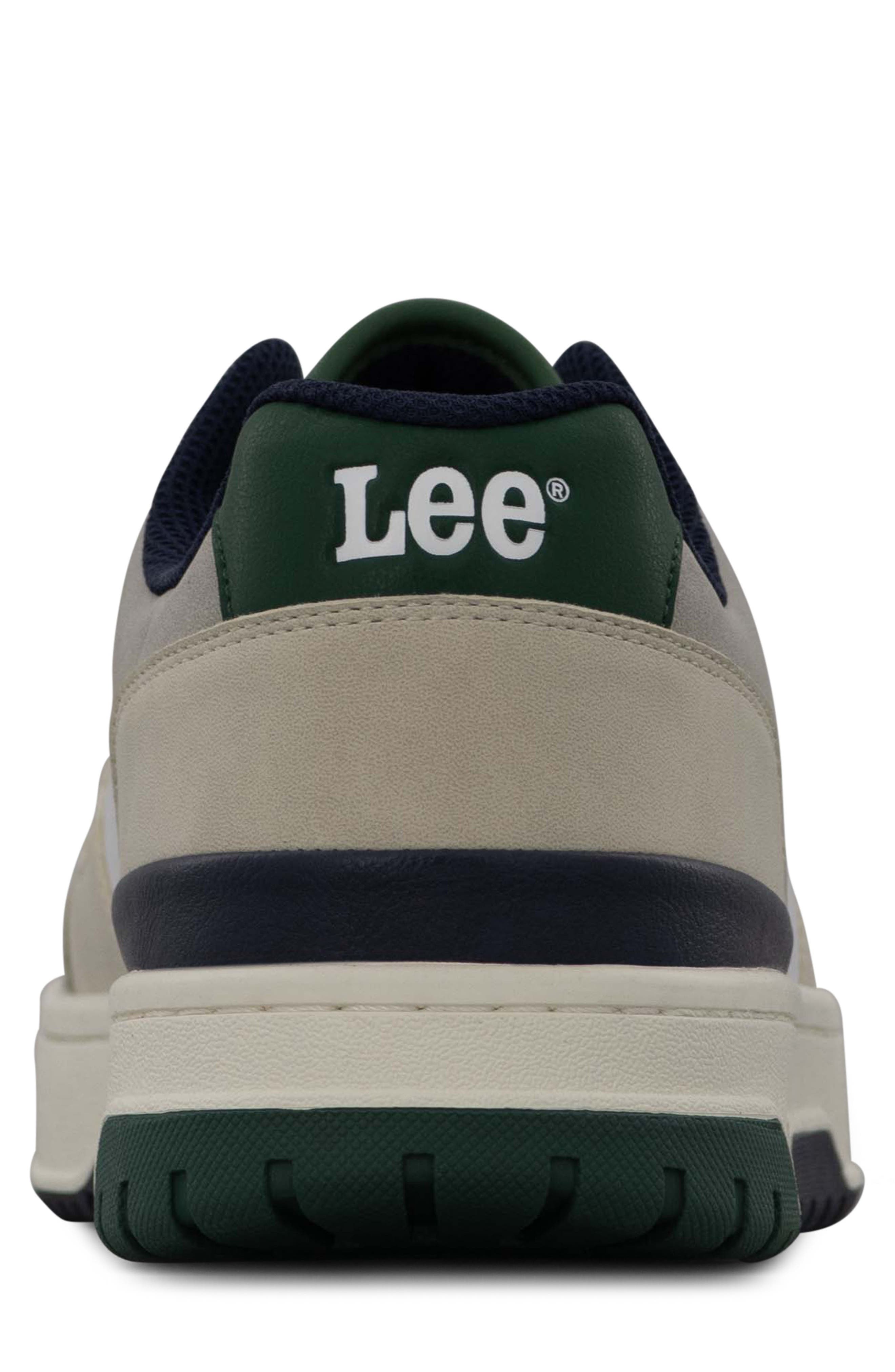 Cortland Low Top Sneaker, Alternate, color, WHITE/ NATURAL/ GREEN