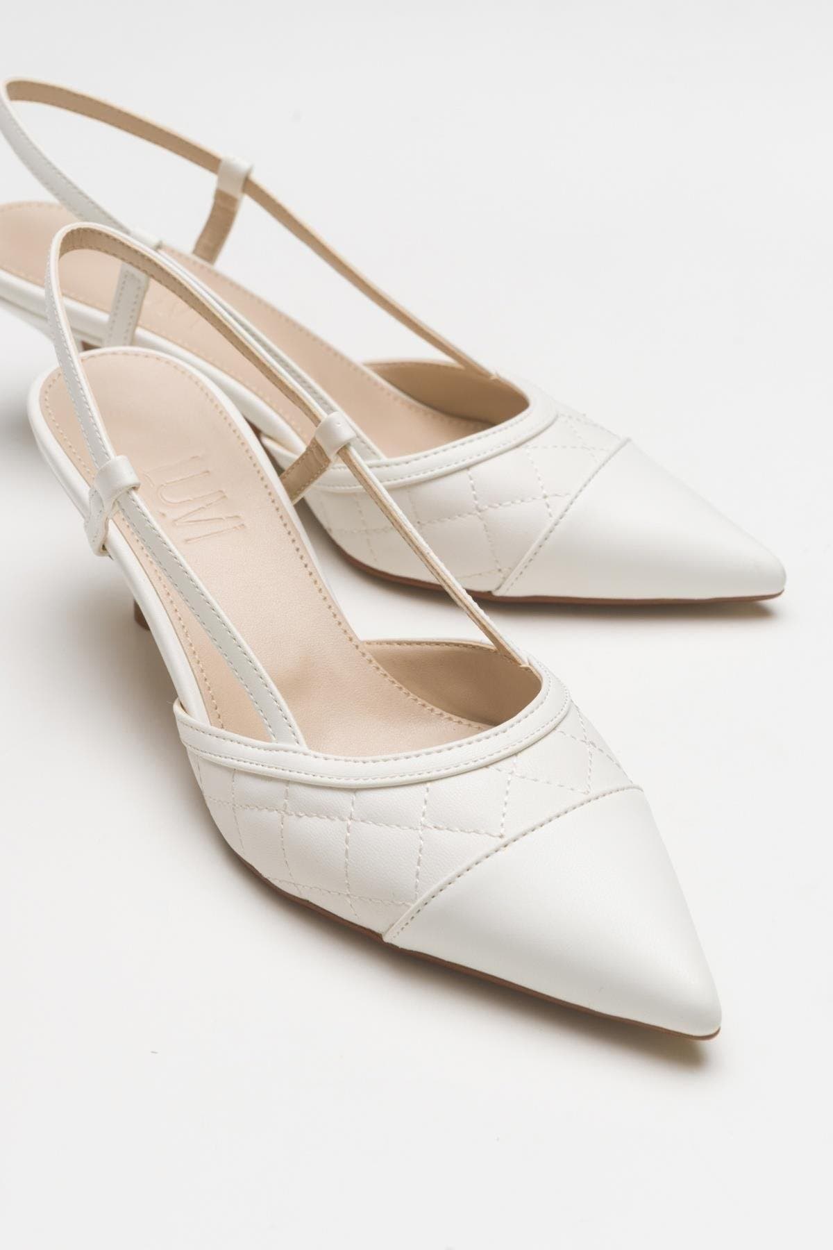 Goodge Slingback Pointed Toe Pump, Alternate, color, White