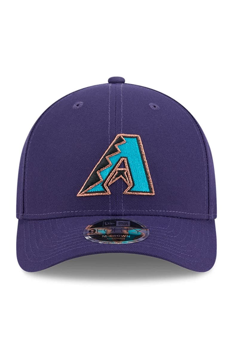 New Era Men's New Era Purple Arizona Diamondbacks Baseball Hall of Fame 9FORTY M-Crown Adjustable Hat, Alternate, color, 