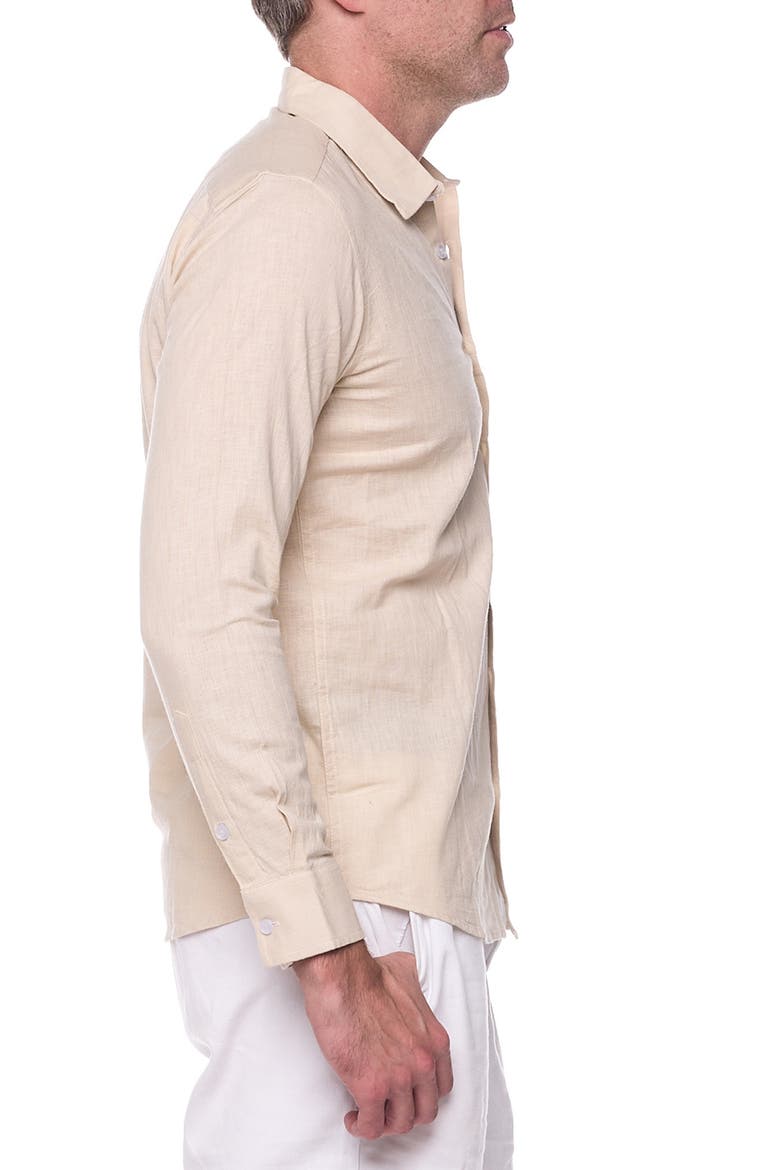 Full Sleeves Resort Shirt, Alternate, color, NATURAL