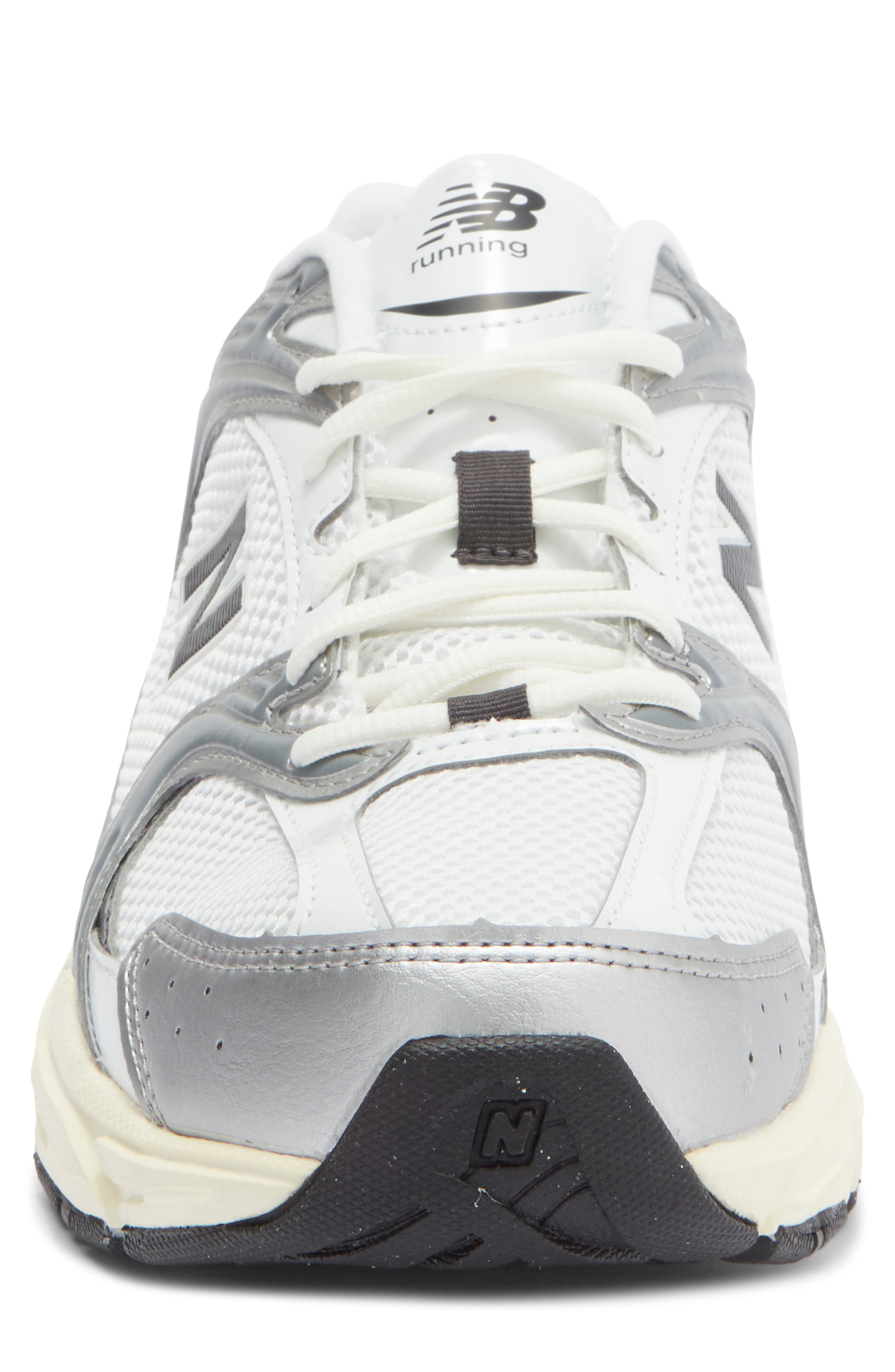 New Balance 530 Running Shoe, Alternate, color, Silver Metallic/ Black Cement