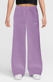 Nike Kids' Studio Fleece Wide Leg Joggers