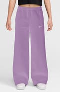 Nike Kids' Studio Fleece Wide Leg Joggers