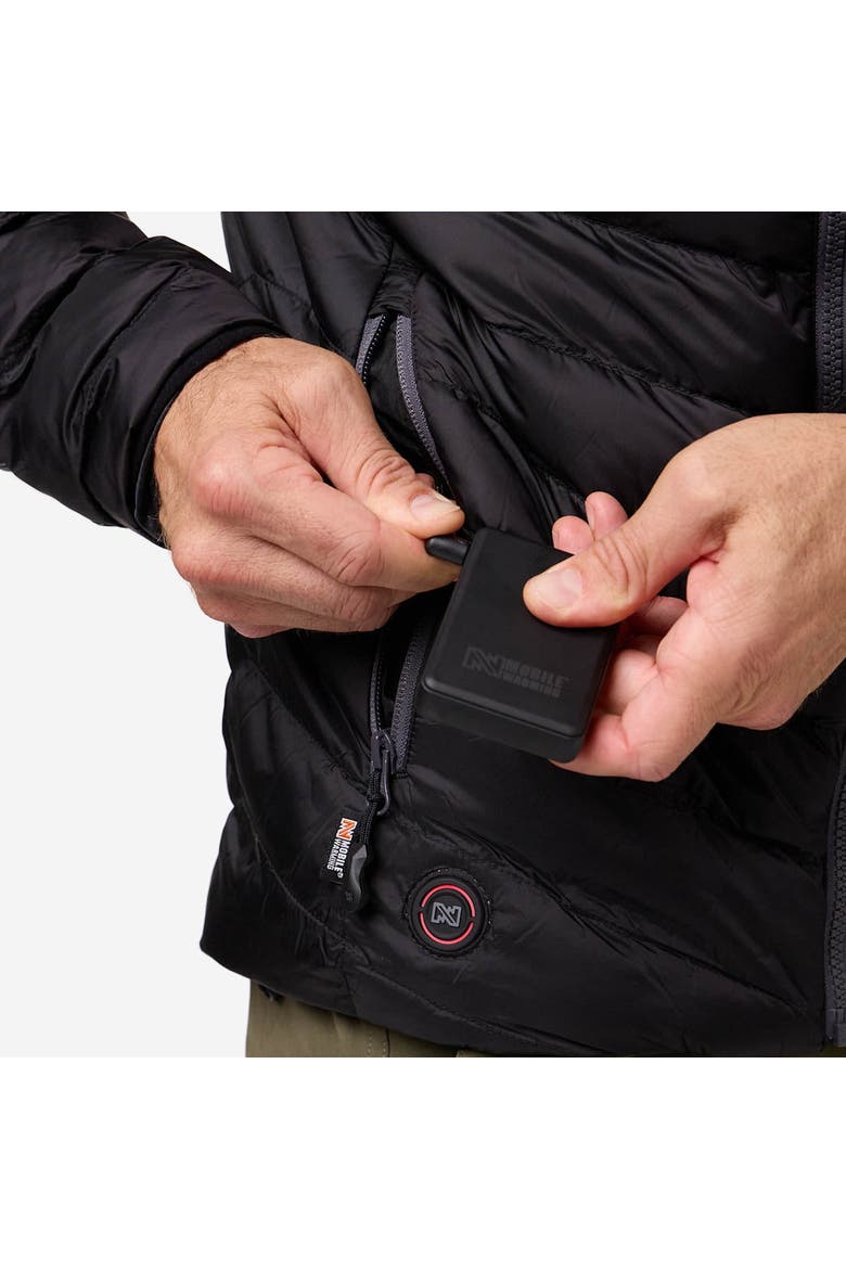 Backcountry Xtera Men's Heated Puffer Jacket, Alternate, color, Black