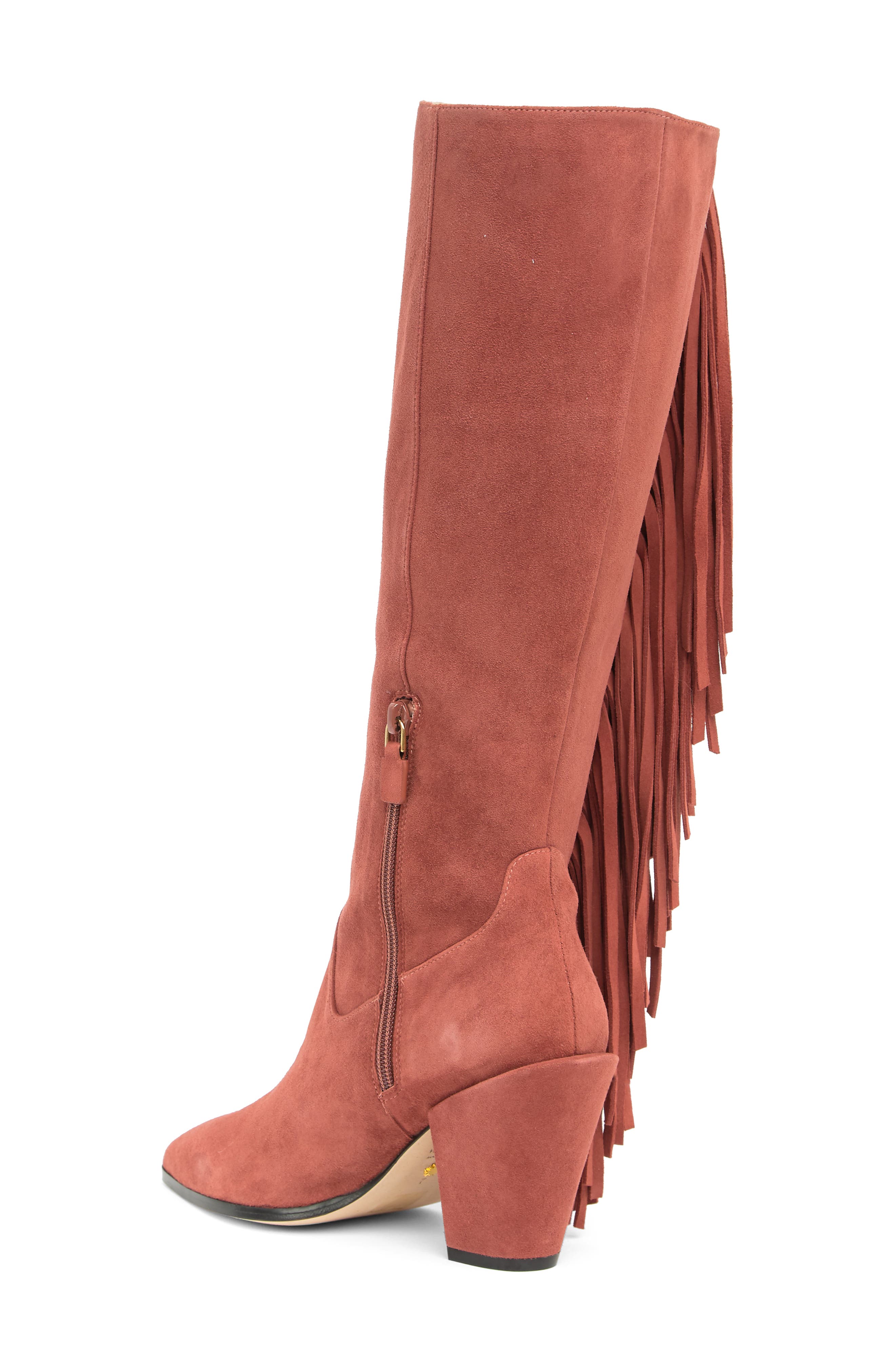 Stuart Weitzman Kenley Fringe Boot, Alternate, color, 
