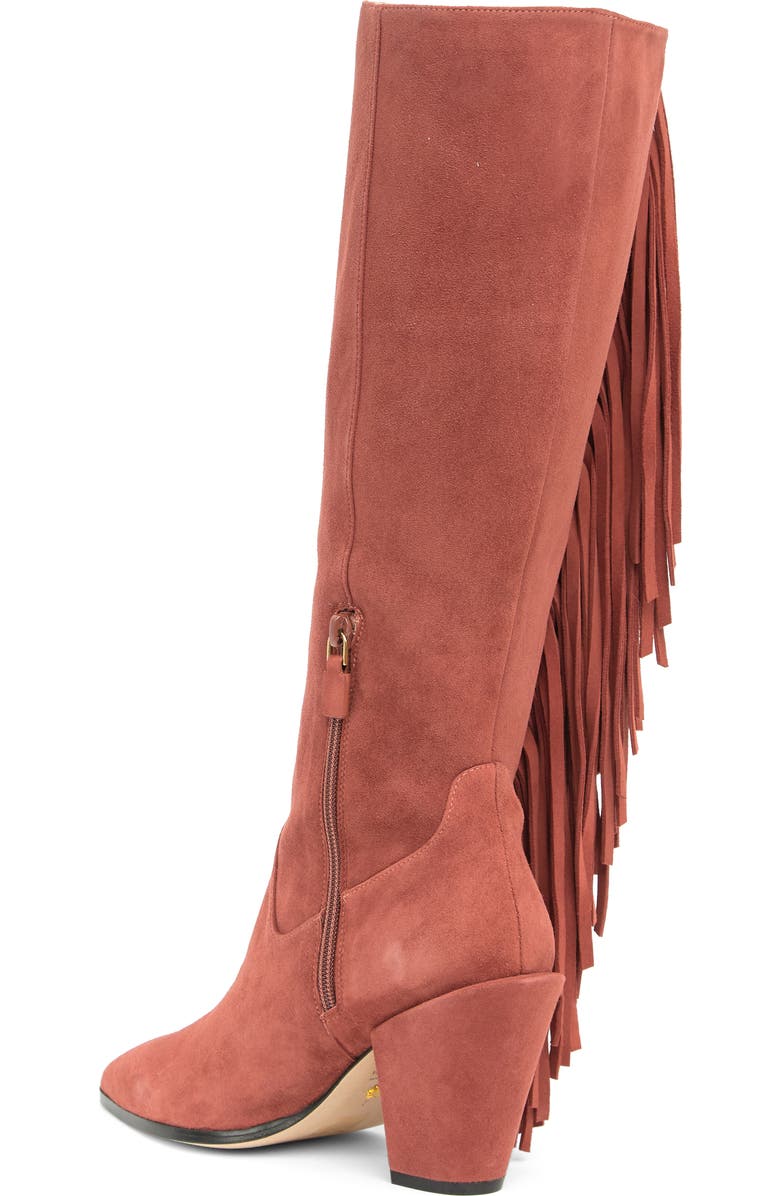 Stuart Weitzman Kenley Fringe Boot, Alternate, color, Cardamom