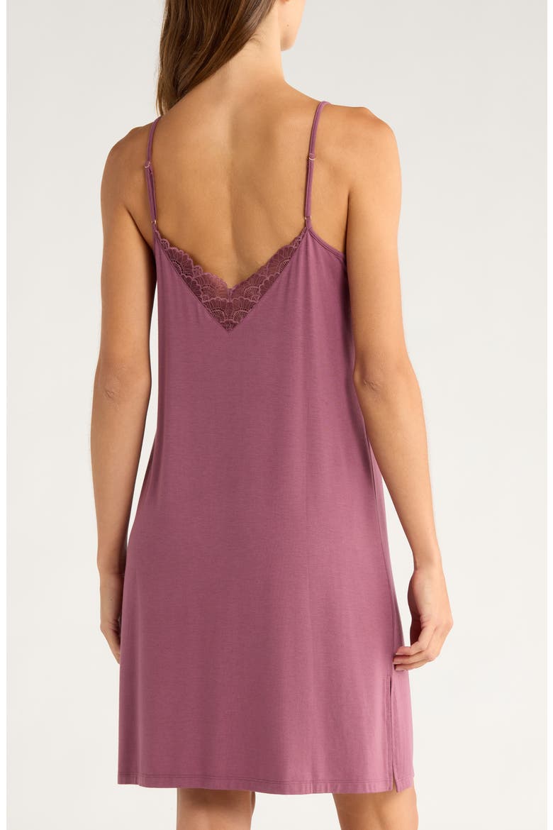 Moonlight Eco Lace Tim Chemise, Alternate, color, PURPLE SERUM