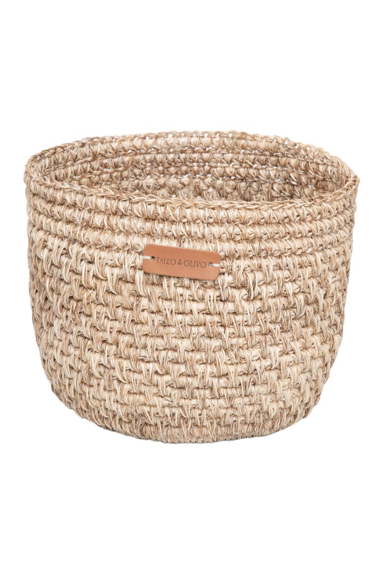 Fique Bread Basket, Main, color, Natural