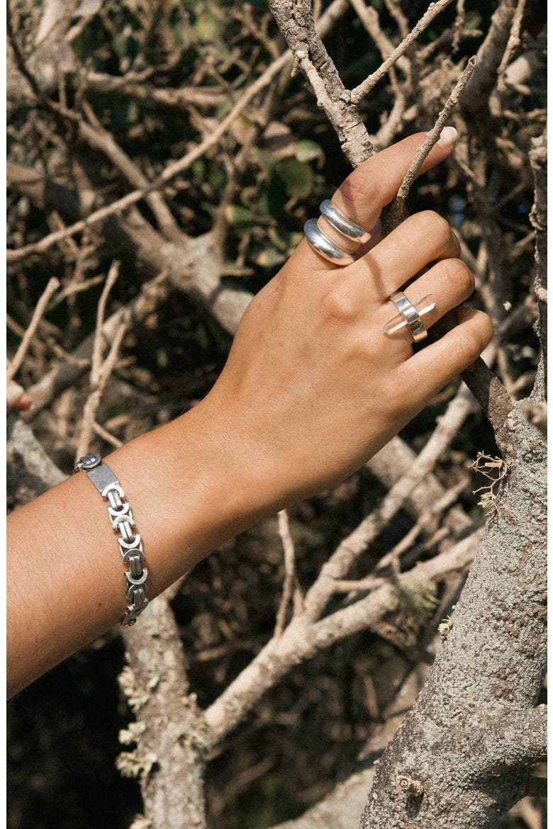 The Cory Link Bracelet, Alternate, color, SILVER
