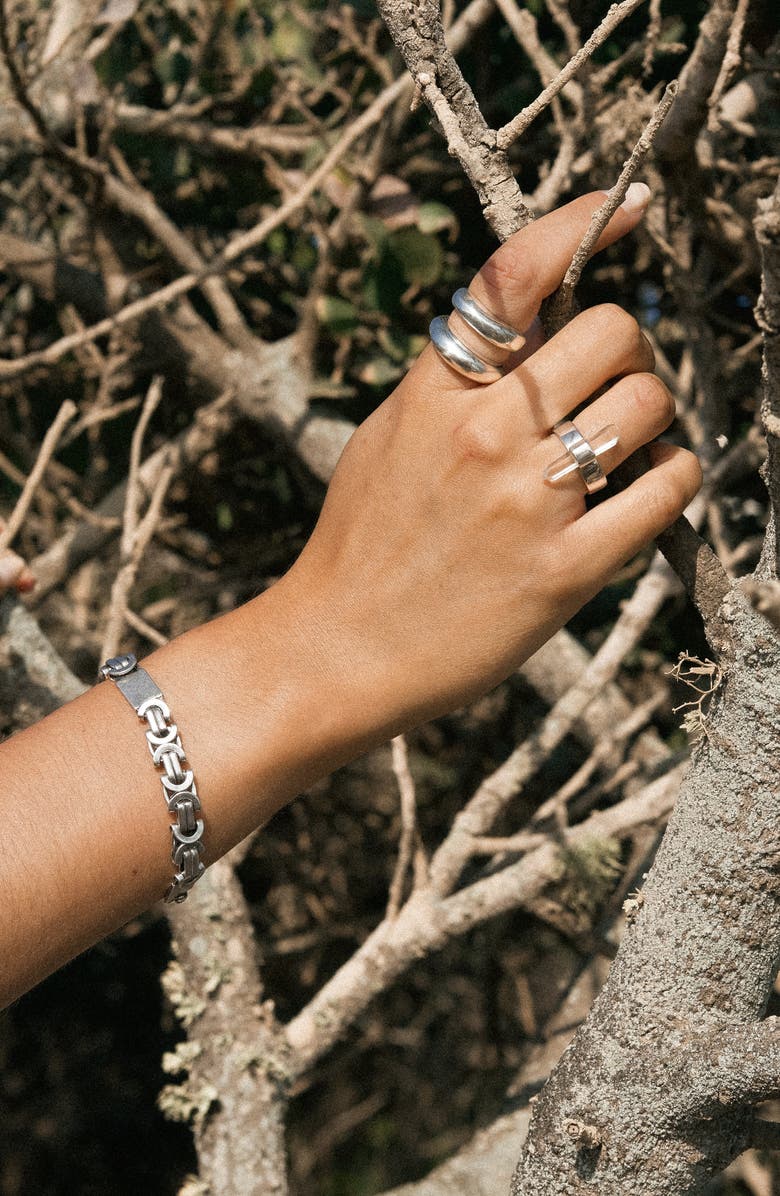 Child of Wild The Cory Link Bracelet, Alternate, color, Silver