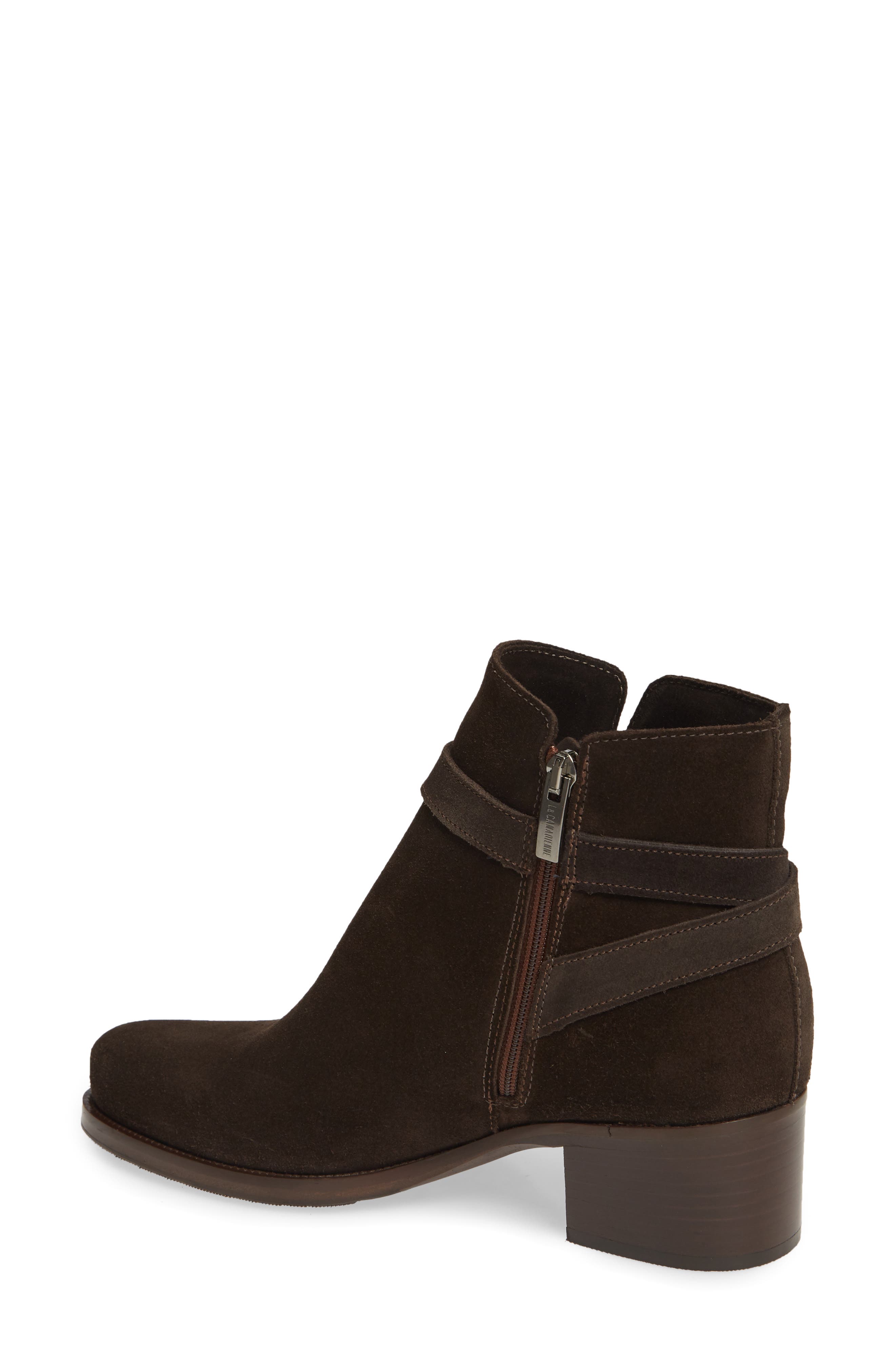 Pru Waterproof Bootie, Alternate, color, BROWN OILED SUEDE