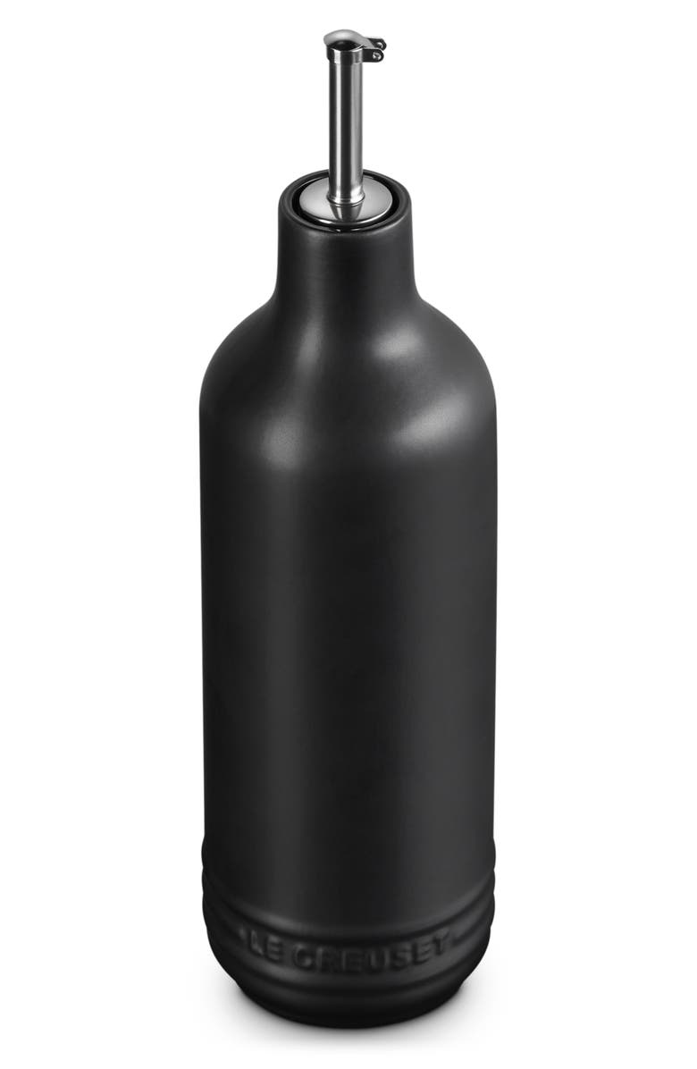 Le Creuset 20-Ounce Signature Stoneware Oil Cruet, Alternate, color, Licorice