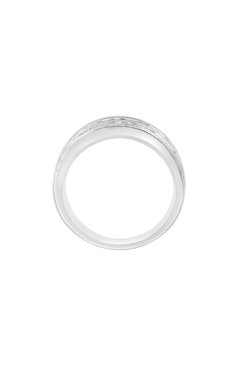 EFFY Sterling Silver Baguette Diamond Band Ring, Alternate, color, White