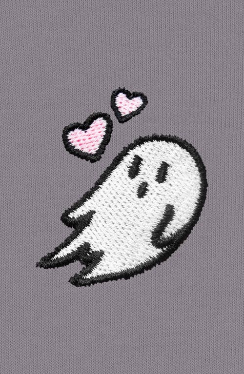 DALIX DALIX HEARTLY GHOST CROPPED HOODIE 