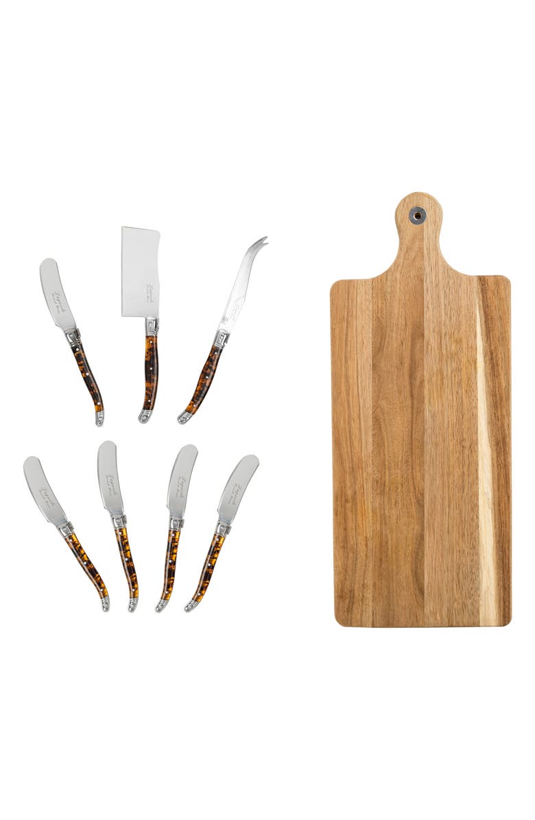 FRENCH HOME Laguiole 8-Piece Cheese Knife Set, Alternate, color,