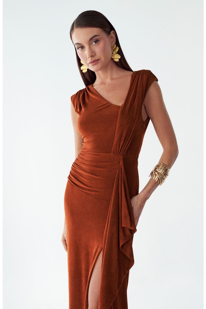 Amira Maxi Dress, Alternate, color, Spice