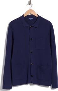 Peter Millar Connoly Merino Wool & Linen Chore Coat