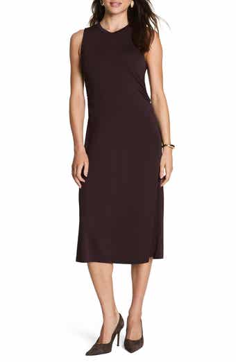 Ruched Sleek Jersey Tank Dress