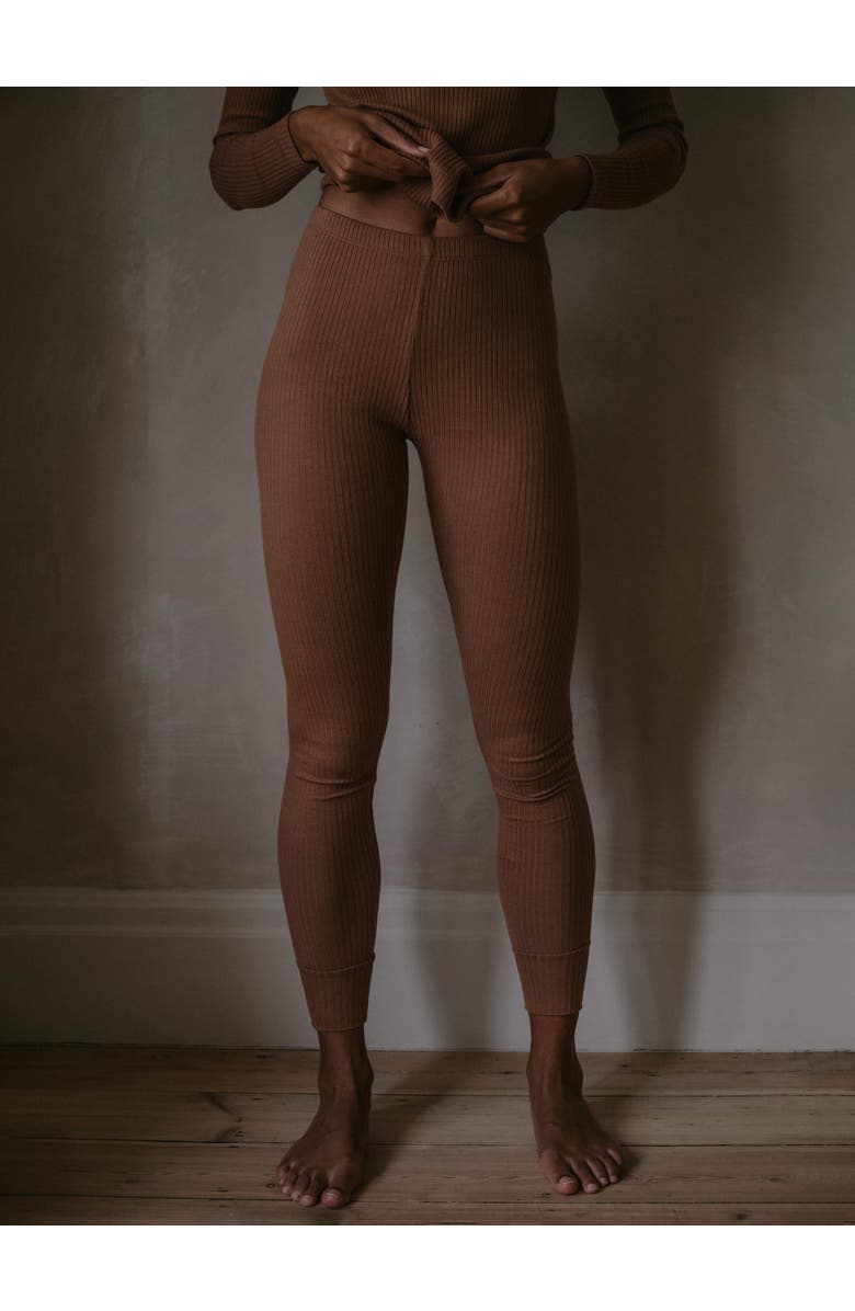 The Simple Folk The Ribbed Legging, Main, color, Cinnamon