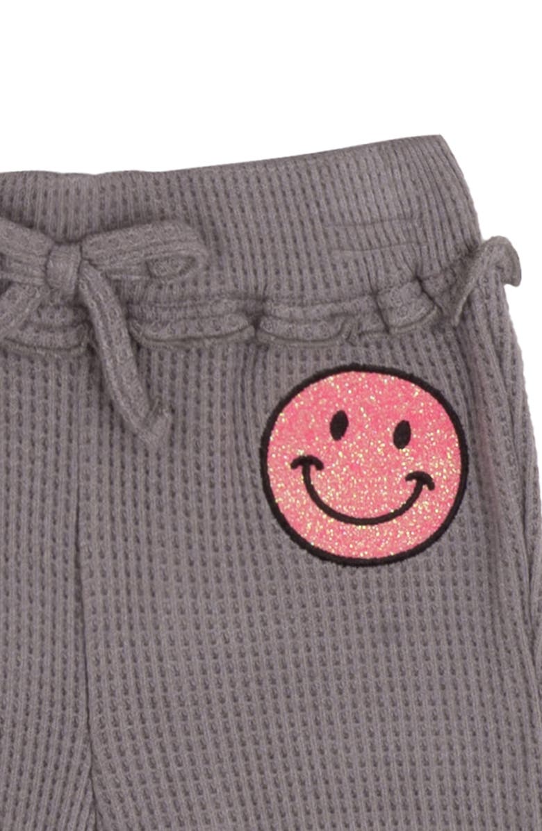 Rare Editions Kids' T-Shirt, Waffle Hoodie & Leggings Set, Alternate, color, Gray