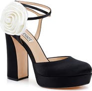 Badgley Mischka Collection Janessa Ankle Strap Platform Pump