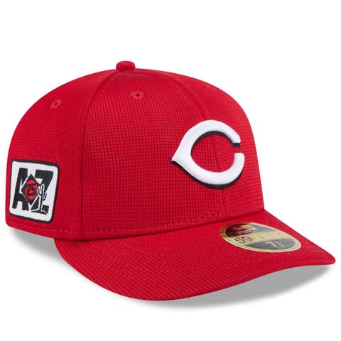 Men's New Era  Red Cincinnati Reds 2025 Spring Training Low Profile 59FIFTY Fitted Hat