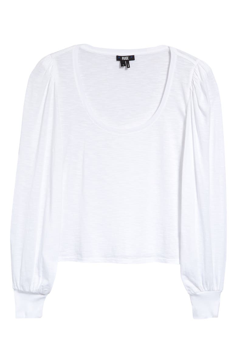 PAIGE Sylvie Scoop Neck T-Shirt, Alternate, color, 