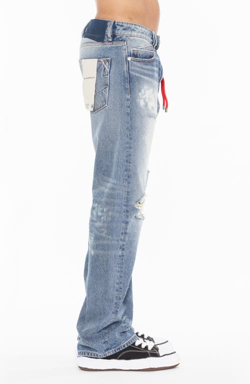 Cult Of Individuality Grunge Baggy 607 Jeans In Blue