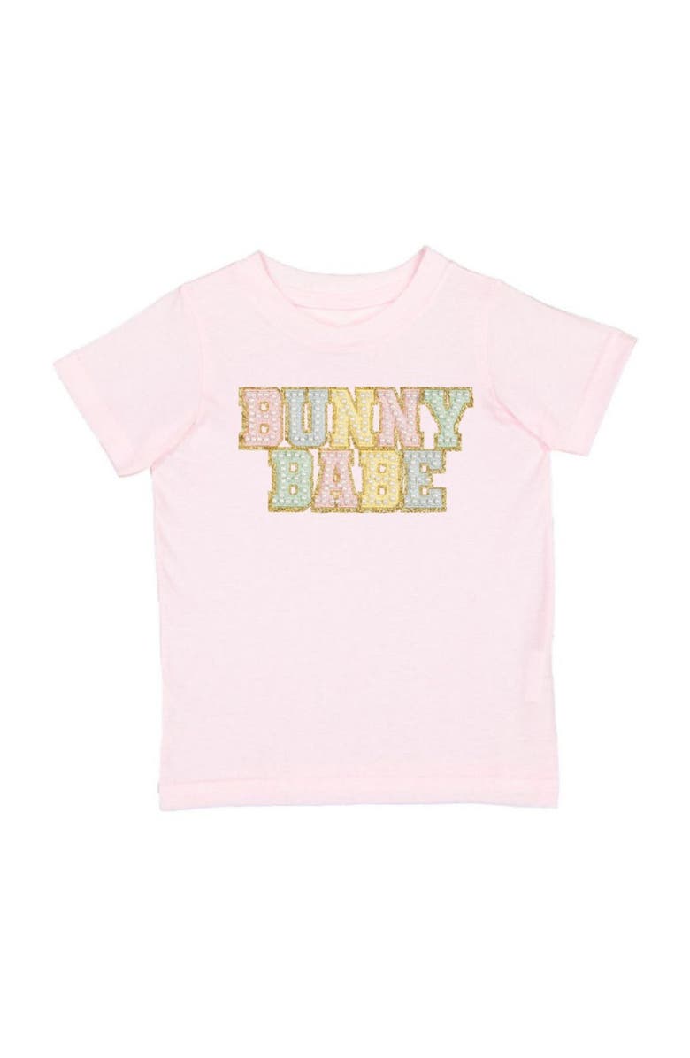 Sweet Wink Bunny Babe Patch Easter Short Sleeve T-Shirt, Main, color, 
