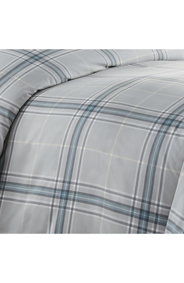 SOUTHSHORE FINE LINENS Premium Quality Vilano Springs Comforter Set, Alternate, color, Plaid Grey