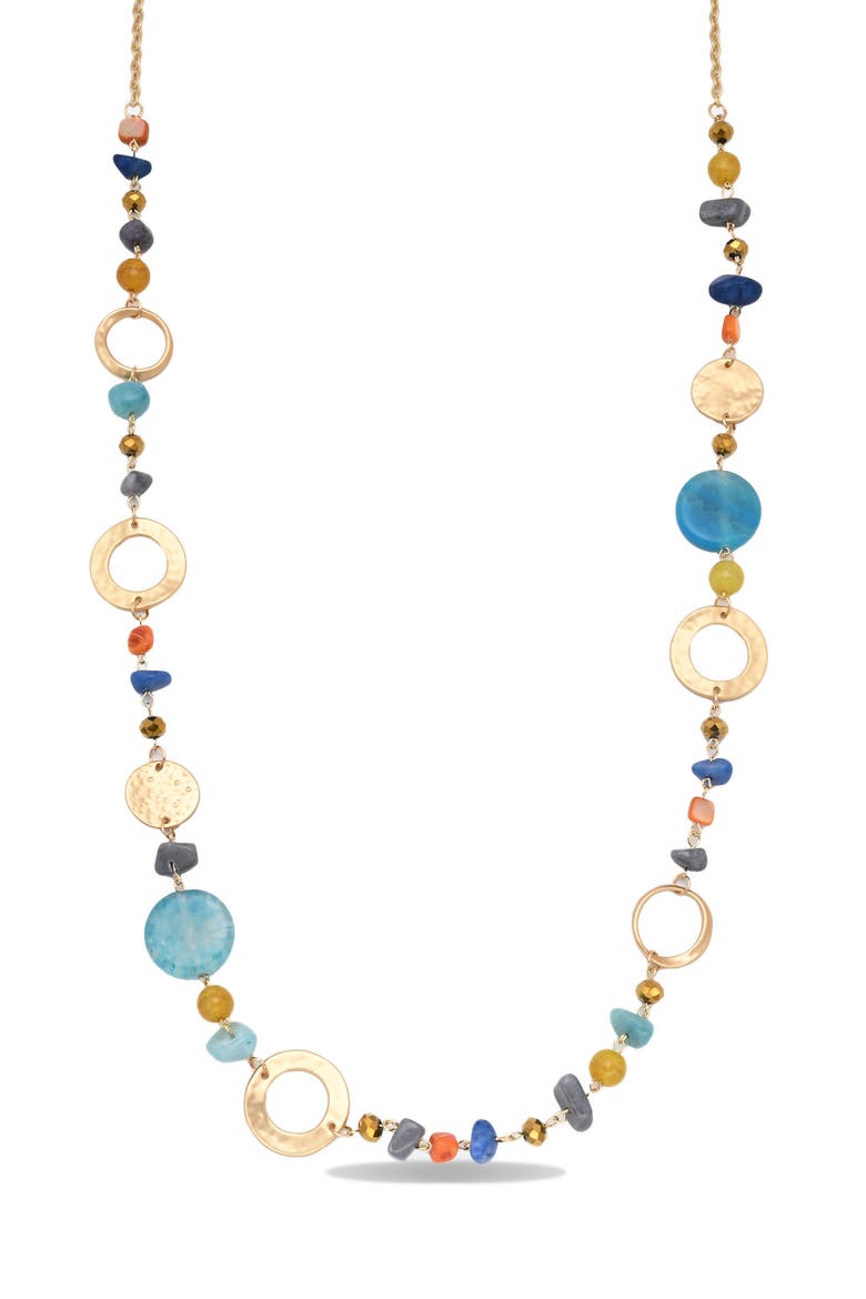 Maya Necklace, Main, color, GOLD