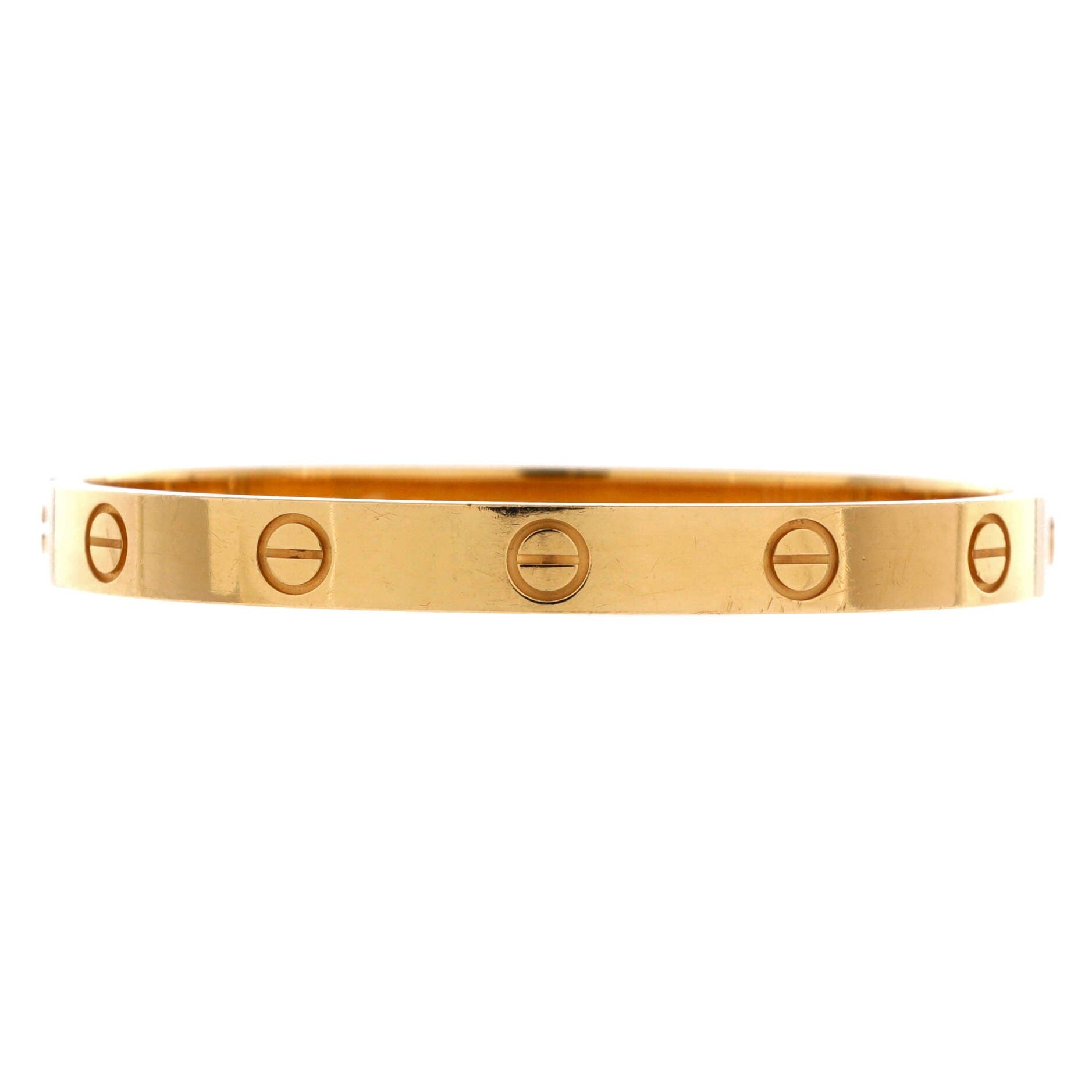 Love Bracelet 18K Yellow Gold, Main, color, Metallic Gold