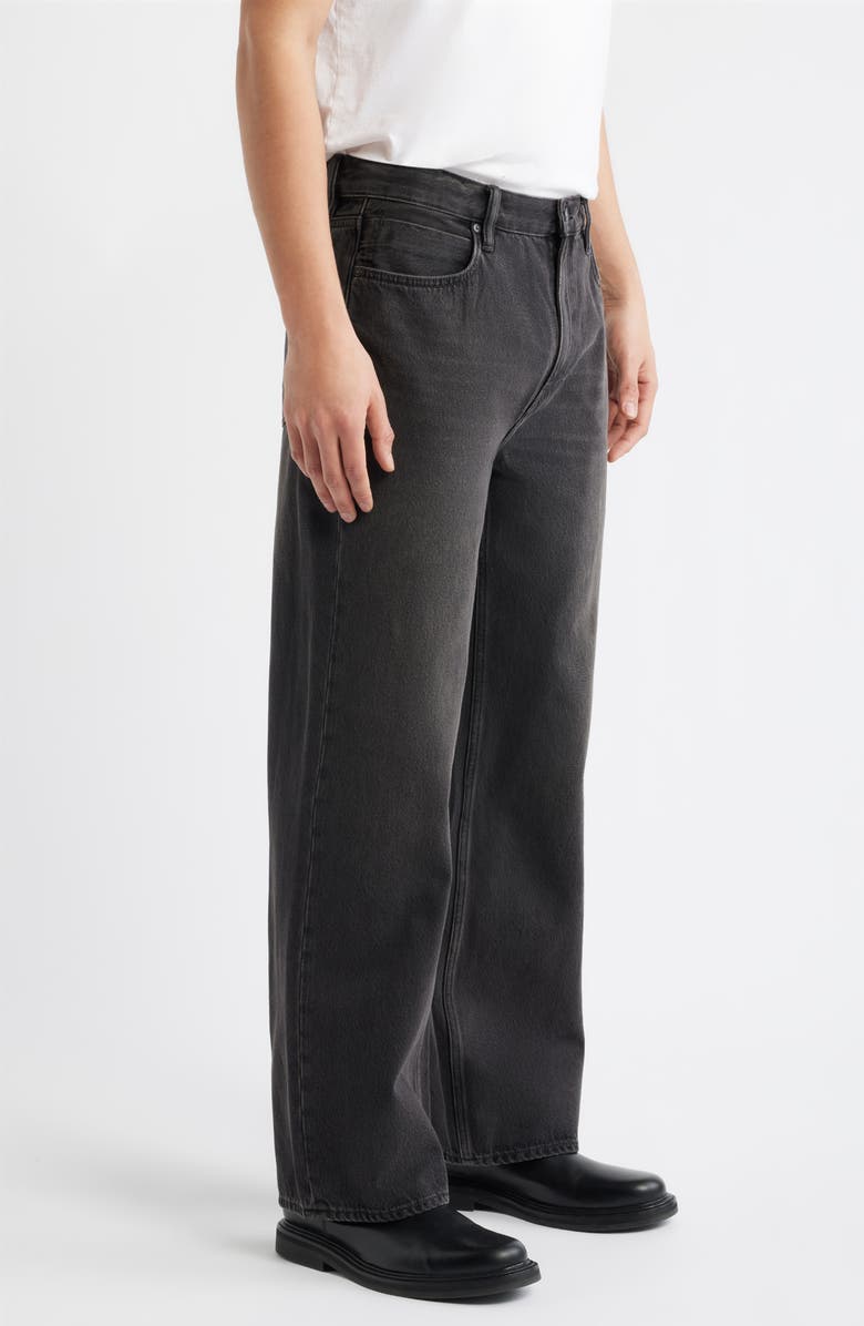 AllSaints Lenny Straight Leg Jeans, Alternate, color, Dirty Black