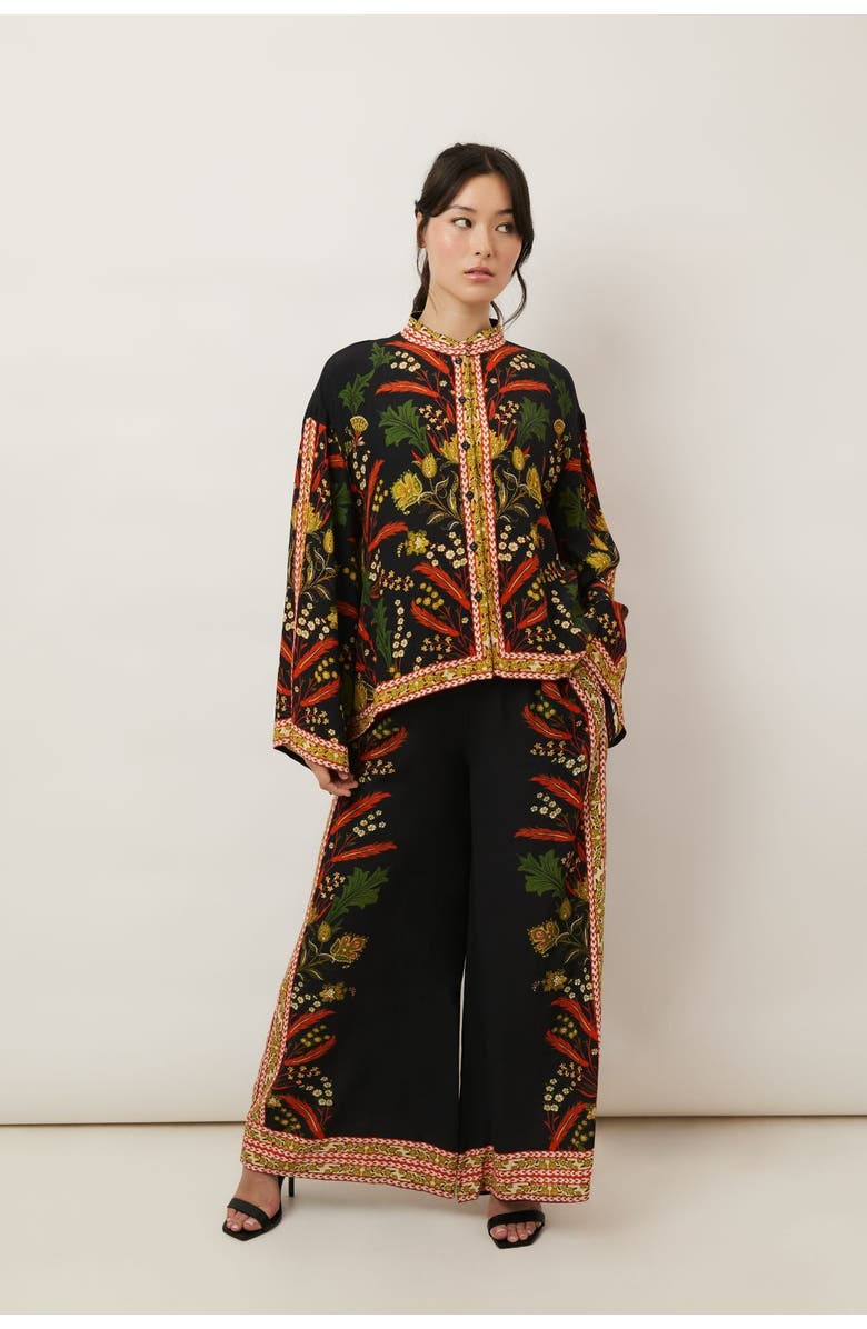 RAISHMA Reyna Shirt, Alternate, color, Botanical