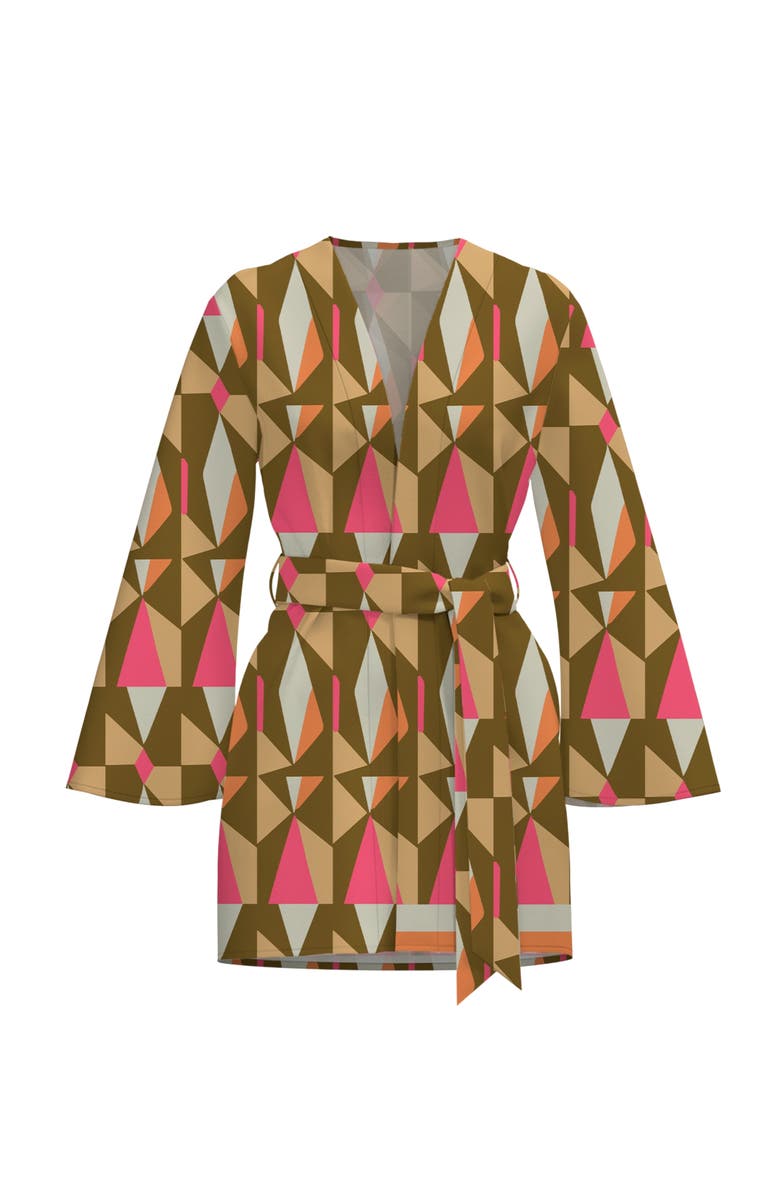 DIARRABLU Short Duster in Caru Olive, Alternate, color, Caru Olive